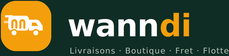 Wanndi — Livraisons · Boutique · Fret · Flotte